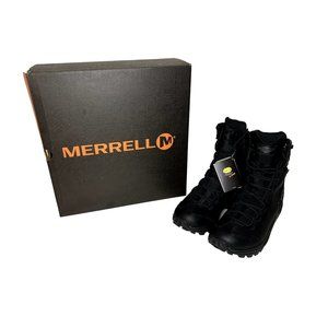 Merrell Men's Size 8.5 Black Waterproof Thermo Rogue Tactical Wp Ice+ NIB Boots